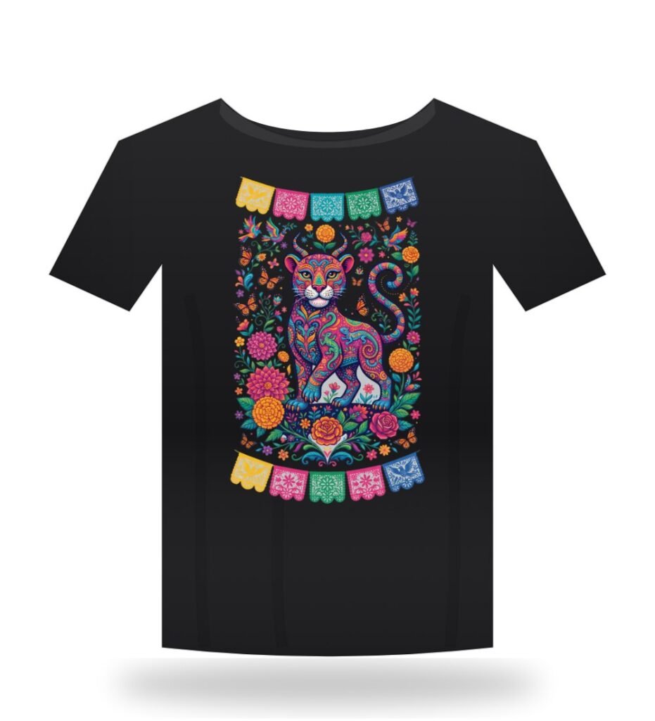 Playera Alebrije Jaguar / Jaguar Alebrije T-Shirt
